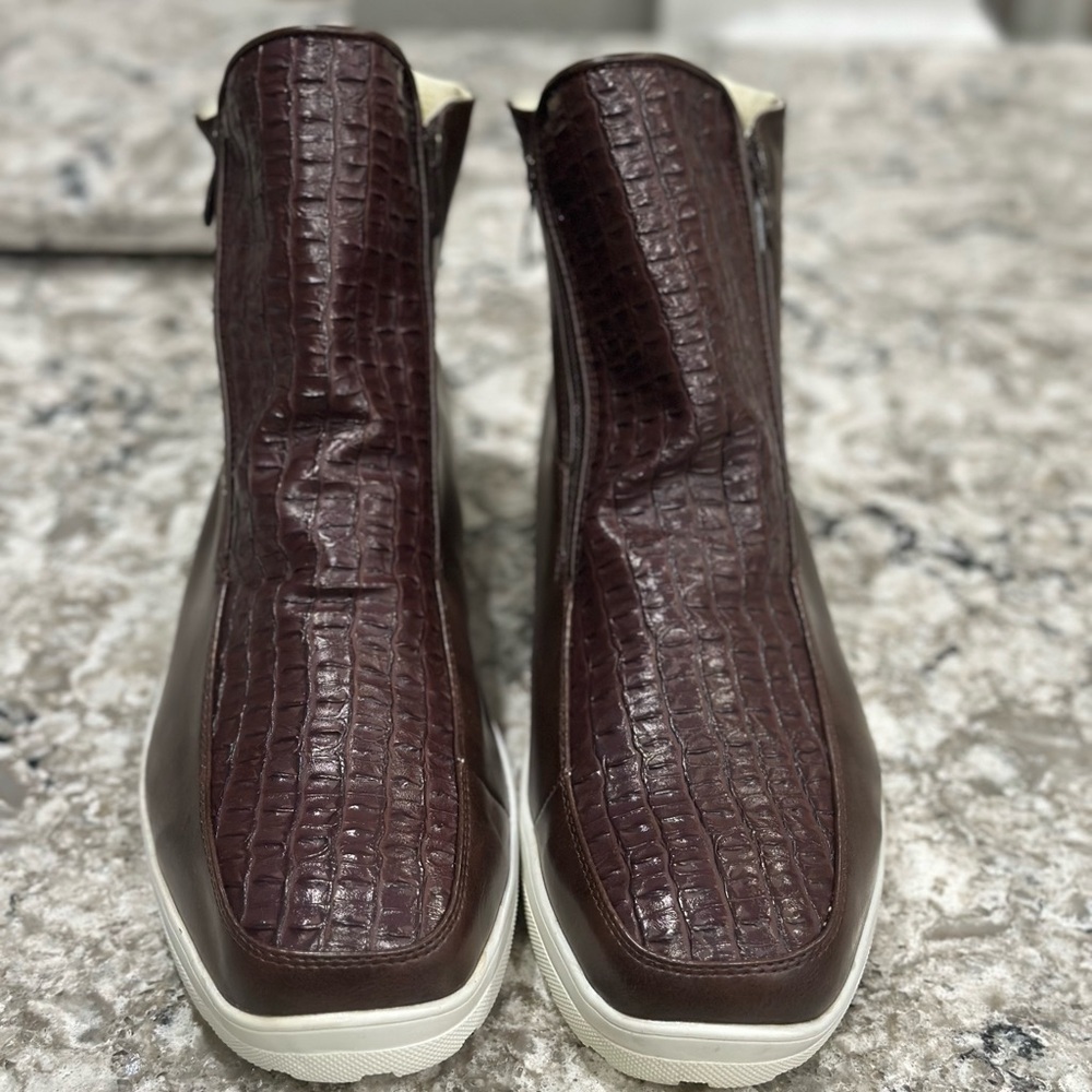 Men's Brown Foe Leather Boots